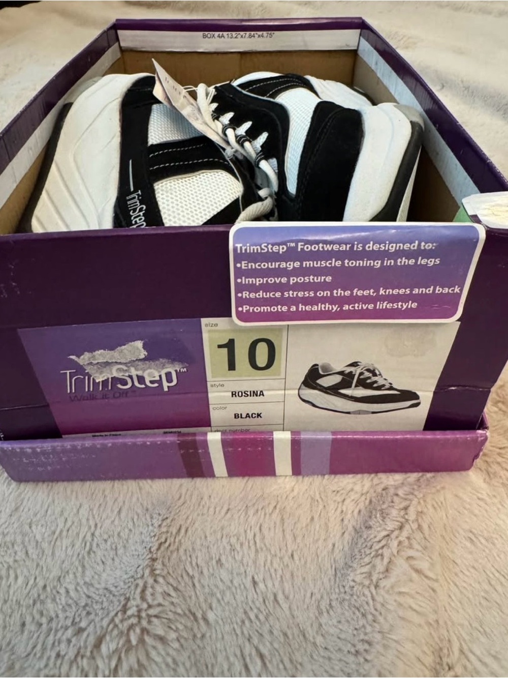 NWT TrimStep Women’s Sneakers Size 10